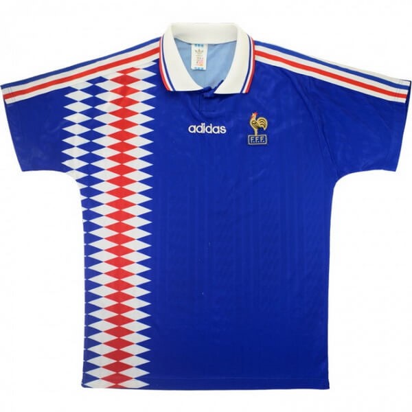 Tailandia Camiseta Francia Primera equipación Retro 1994 Azul